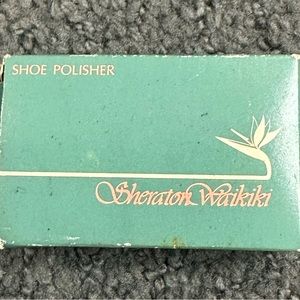 Vintage Sheraton Waikiki Hotel Shoe Polisher Made in Spain New